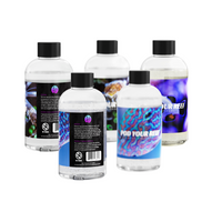 Product bundle shot of two bottles of tigs pods, two bottles of apo copepods and one bottle of rotifers on a white background.