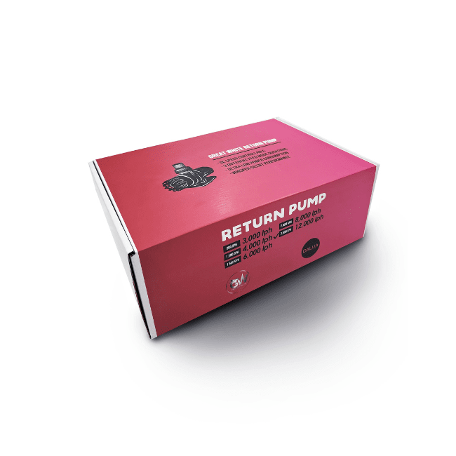 Great White Return Pump Product Box