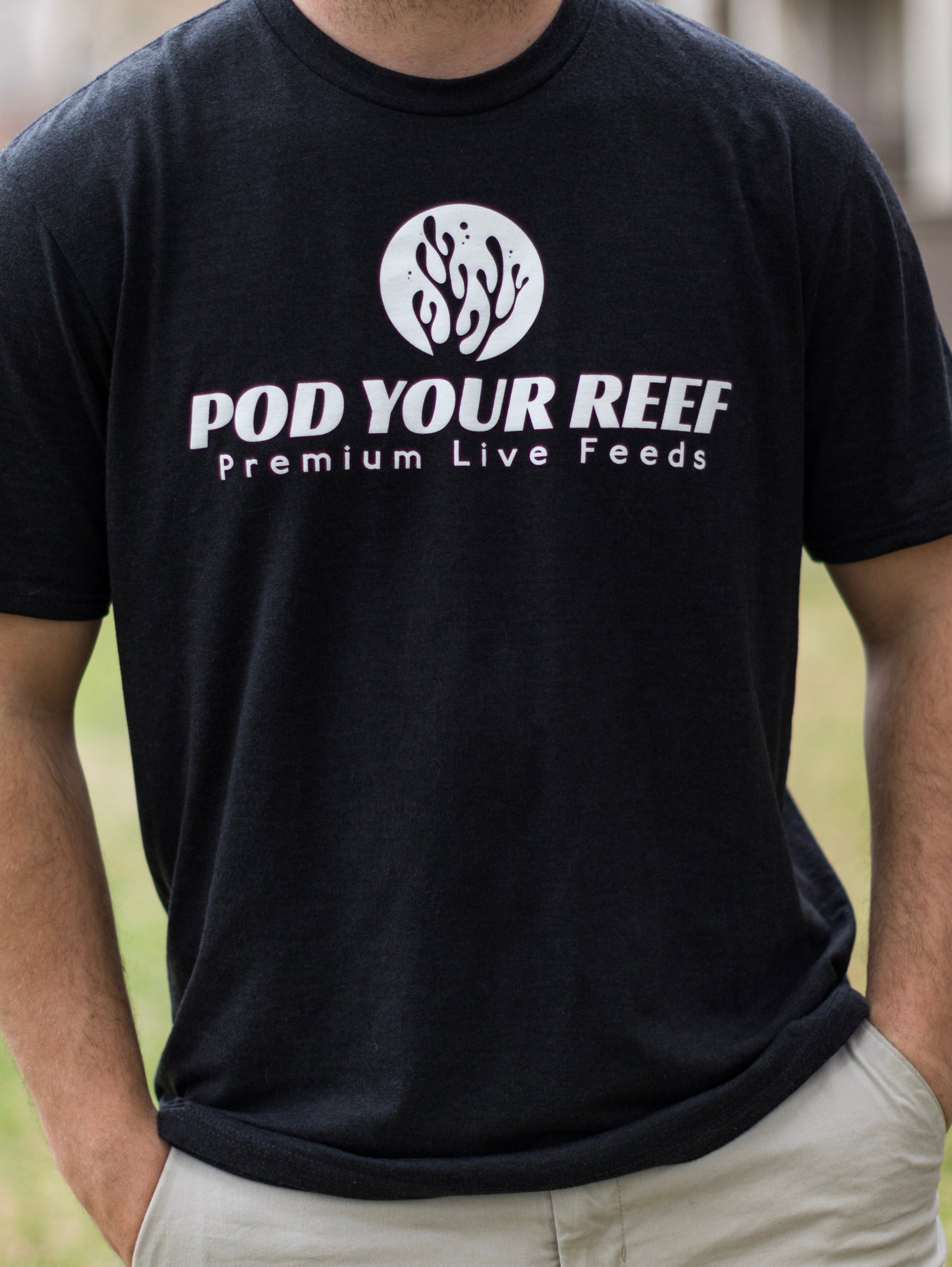 Pod Your Reef Shirts Pod Your Reef Logo Tri-Blend T-shirt