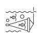 Icon: net conducting a plankton tow