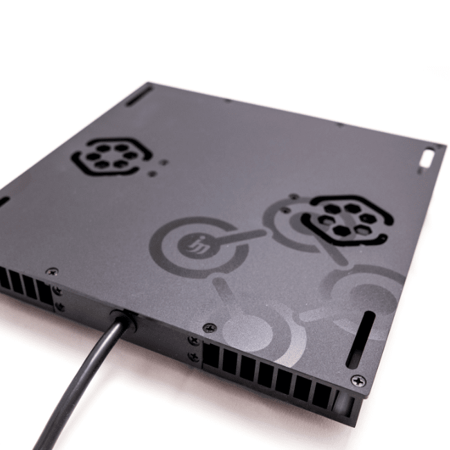 Product image of Dalua X4 light top down on white background. 