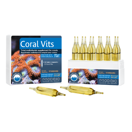 Pod Your Reef Product Photo showing Prodibio Coral Vits and vials